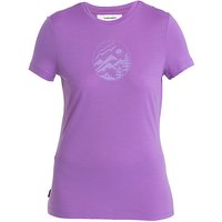 ICEBREAKER Damen Funktionsshirt Merino 150 Tech Lite III Camp lila | M von Icebreaker