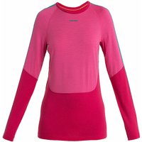 ICEBREAKER Damen Funktionsshirt Merino 200 Sonebula pink | L von Icebreaker