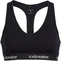 ICEBREAKER Damen Sport-BH Sprite Racerback schwarz | M von Icebreaker