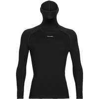 ICEBREAKER Herren Funktionsshirt 300 MerinoFine™ Rolli schwarz | L von Icebreaker