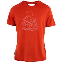 ICEBREAKER Herren Funktionsshirt Merino 150 Tech Lite III Sunset Tech kupfer | M von Icebreaker