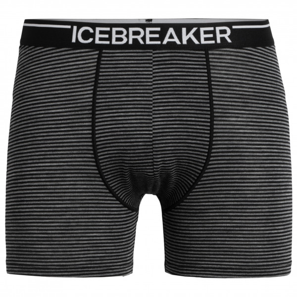 Icebreaker - Anatomica Boxers - Merinounterwäsche Gr M schwarz/grau von Icebreaker