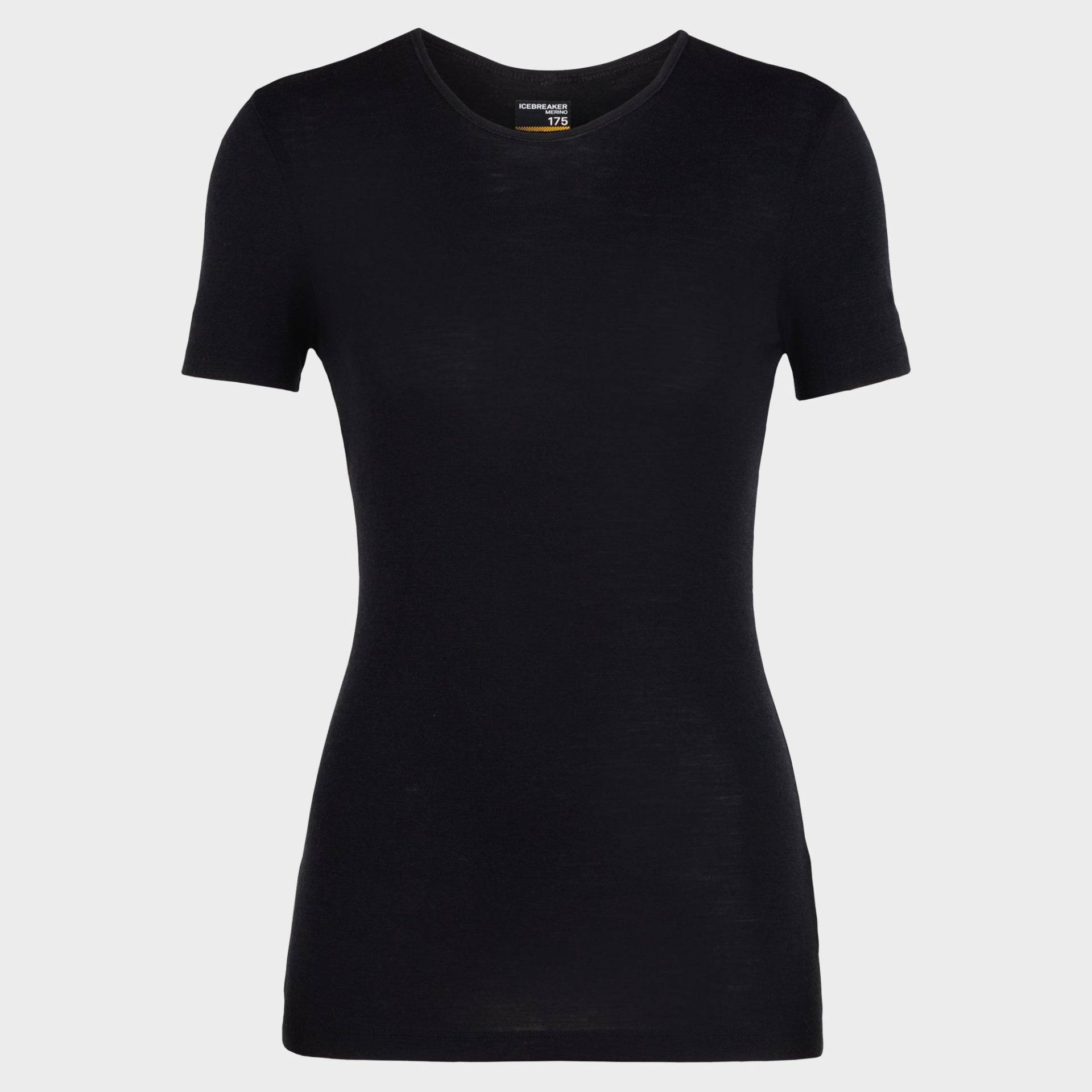 Thermoshirt, Kurzarm Damen Black L von Icebreaker