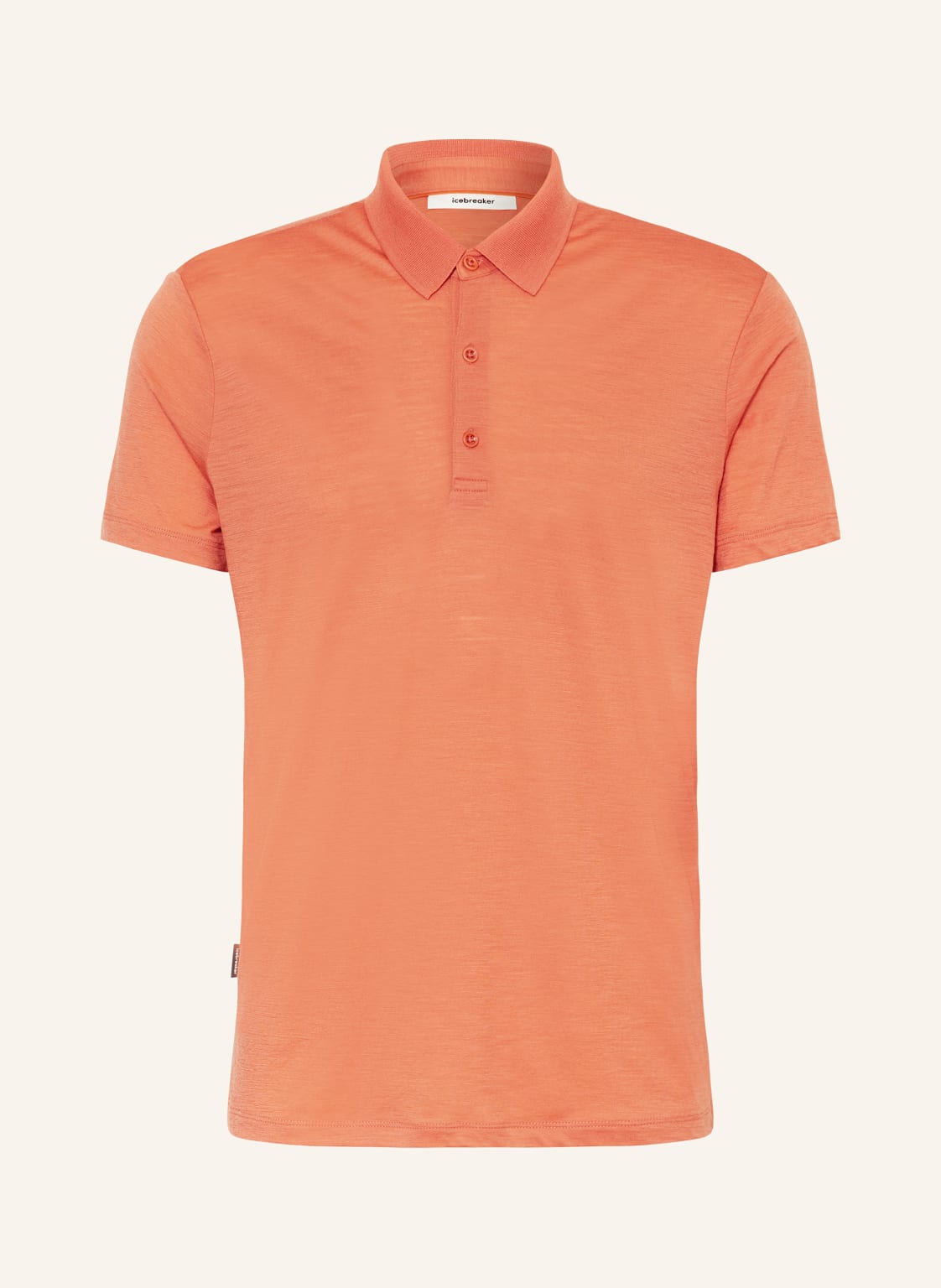 Icebreaker Funktions-Poloshirt 150 Tech Lite Iii Aus Merinowolle orange von Icebreaker