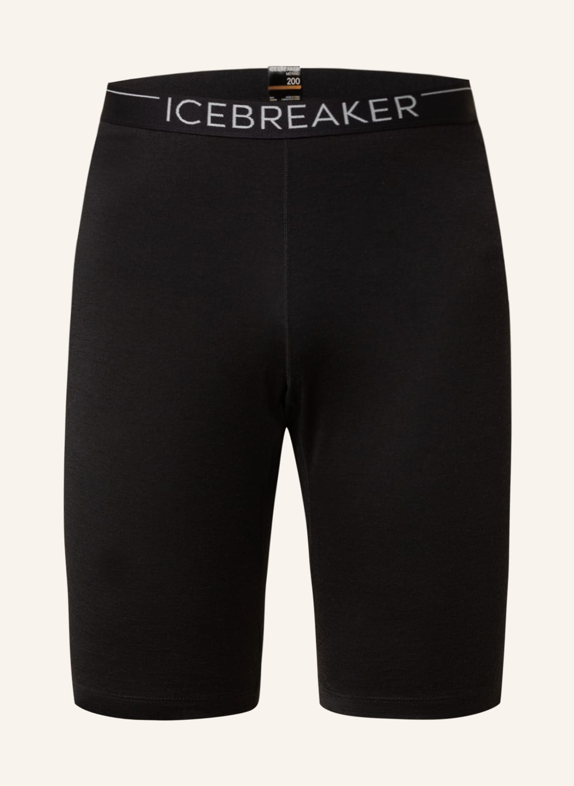 Icebreaker Funktionswäsche-Shorts 200 Oasis Aus Merinowolle schwarz von Icebreaker