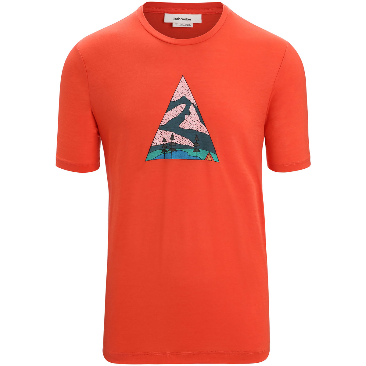 Icebreaker Herren Tech Lite II Camping Grounds T-Shirt von Icebreaker