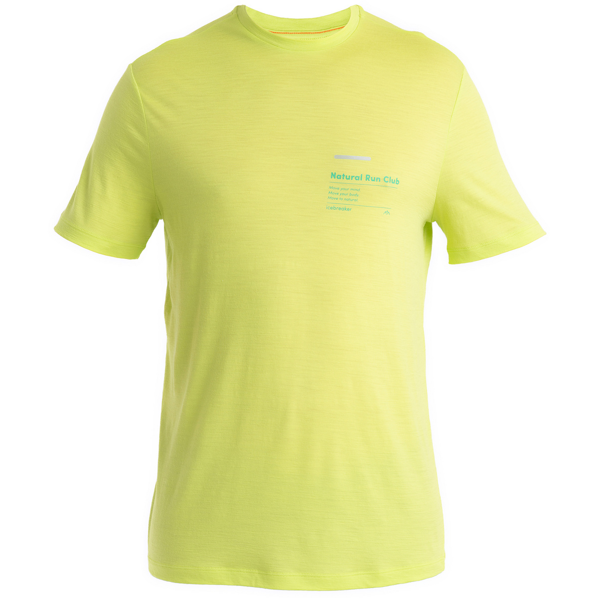 Icebreaker Herren Tech Lite III Natural Run Club 2.0 T-Shirt von Icebreaker