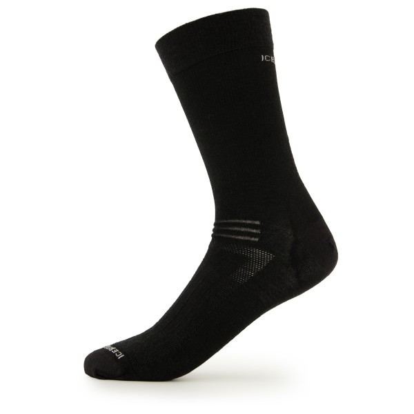 Icebreaker - Hike Liner Crew - Wandersocken Gr S schwarz von Icebreaker