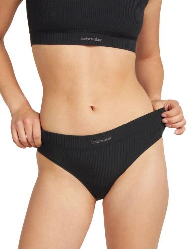 Icebreaker M 125 ZoneKnit Leggings - black (Grösse: L) von Icebreaker