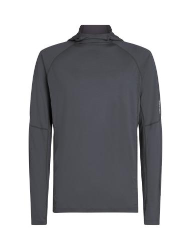 Icebreaker M 150 MerinoFine Ace LS Hoodie - obsidian (Grösse: M) von Icebreaker