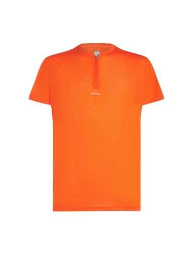 Icebreaker M Mer 125 Cool-Lite Speed SS Quarter Zip - blaze (Grösse: XXL) von Icebreaker