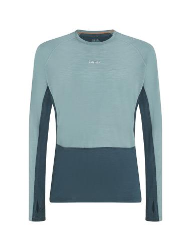 Icebreaker M Mer 125 ZoneKnit LS Crewe - abyss (Grösse: M) von Icebreaker