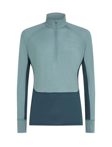 Icebreaker M Mer 125 ZoneKnit LS Half Zip - abyss (Grösse: M) von Icebreaker