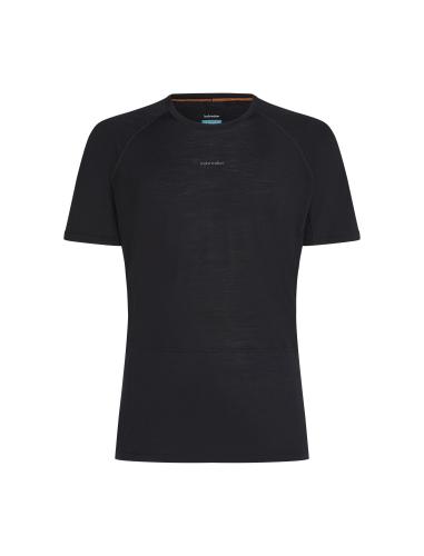 Icebreaker M Mer 125 ZoneKnit SS Crewe - black (Grösse: M) von Icebreaker