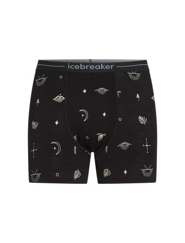 Icebreaker M Mer 150 Anatomica Boxers Explore More - black (Grösse: M) von Icebreaker