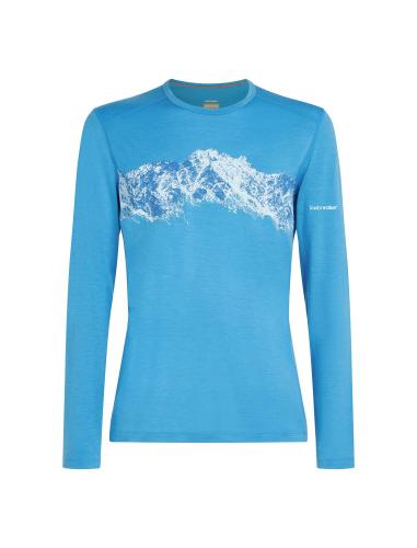Icebreaker M Mer 200 Oasis LS Crewe Remarkables - arctic (Grösse: XL) von Icebreaker
