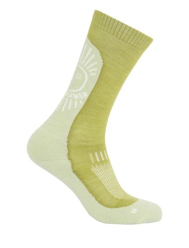 Icebreaker M Mer Hike+ Light Crew IB Solar - olive (Grösse: XL) von Icebreaker