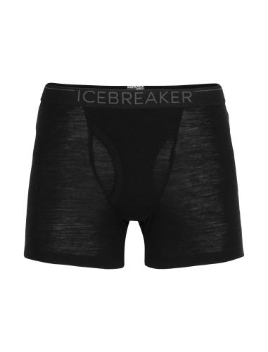 Icebreaker Men 175 Everyday Boxers wFly - black (Grösse: M) von Icebreaker
