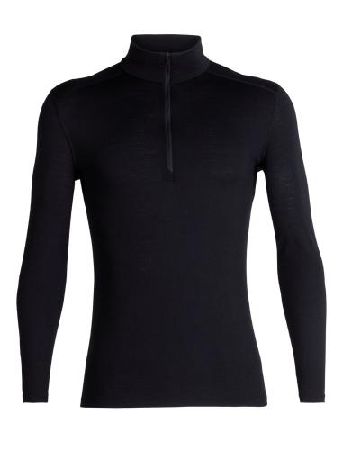 Icebreaker Men 200 Oasis LS Half Zip - black (Grösse: M) von Icebreaker