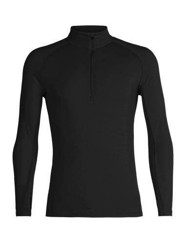Icebreaker Men 200 Zone LS Half Zip - black (Grösse: L) von Icebreaker
