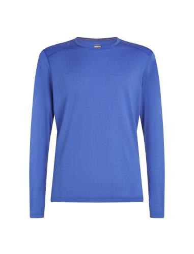 Icebreaker Men Merino 200 Oasis LS Crewe - brilliant (Grösse: S) von Icebreaker