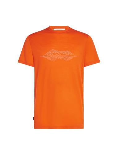 Icebreaker Men Merino Mer 150 Tech Lite SS T Pukaki Ref - blaze (Grösse: XXL) von Icebreaker