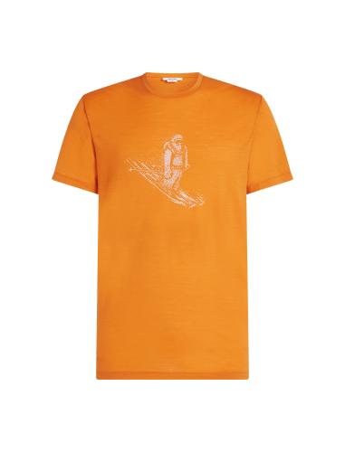 Icebreaker Men Merino Mer 150 Tech Lite SS T Skiing Yeti - ray (Grösse: XXL) von Icebreaker