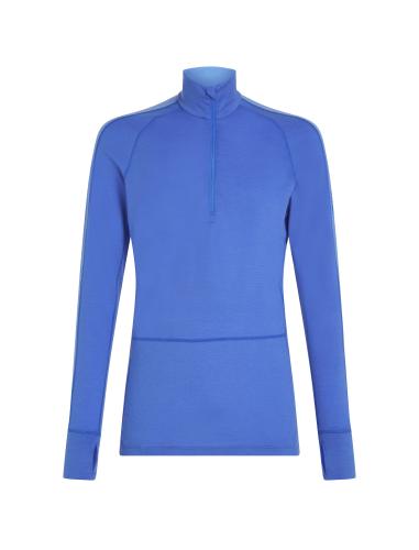 Icebreaker Men Merino Mer ZoneKnit 200 LS Half Zip - brilliant (Grösse: L) von Icebreaker