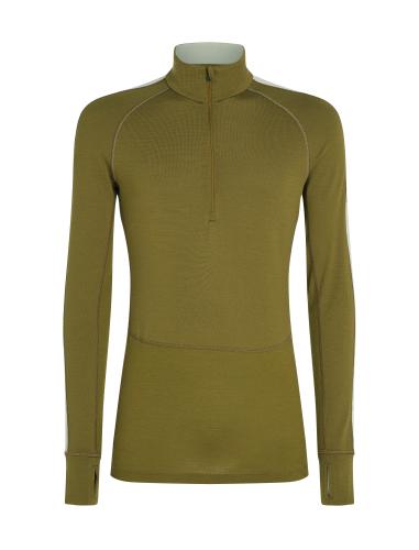 Icebreaker Men Merino ZoneKnit 260 LS Half Zip - algae (Grösse: S) von Icebreaker