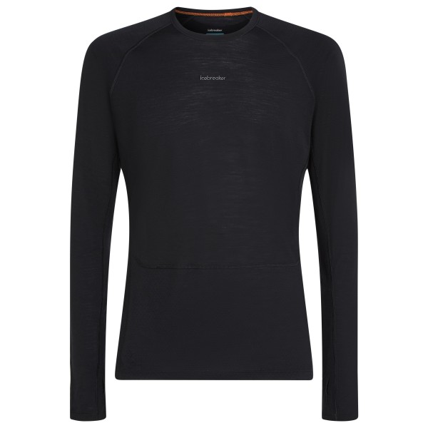 Icebreaker - Merino 125 Zoneknit L/S Crewe - Merinounterwäsche Gr S schwarz Icebreaker - Merino 125 Zoneknit L/S Crewe - Merinounterwäsche Gr S schwarz von Icebreaker