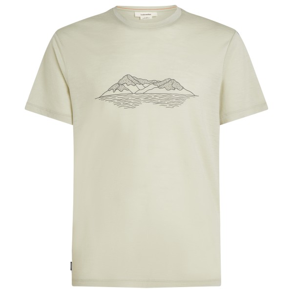 Icebreaker - Merino 150 Tech Lite S/S T Pukaki Reflected - Merinoshirt Gr L beige Icebreaker - Merino 150 Tech Lite S/S T Pukaki Reflected - Merinoshirt Gr L beige von Icebreaker