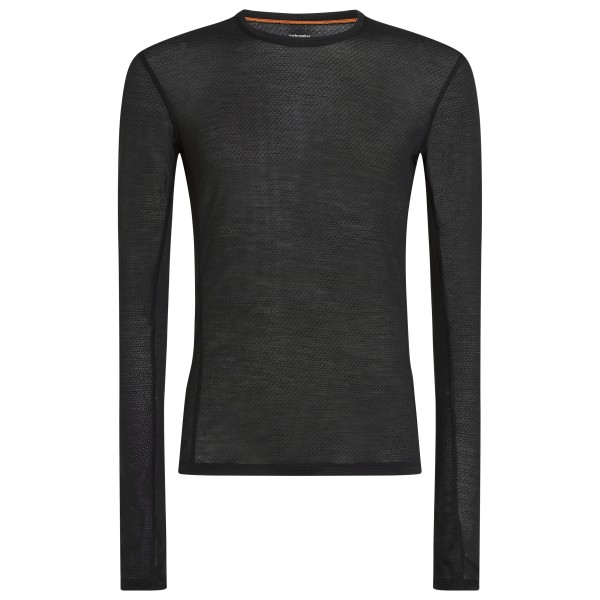 Icebreaker - Merino 75 Cool-Lite Featherlight L/S Crewe - Longsleeve Gr L;M;S;XL;XXL braun;schwarz von Icebreaker