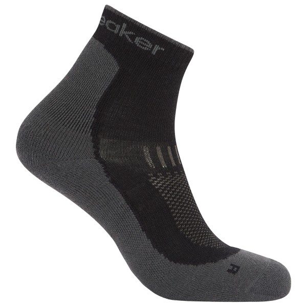 Icebreaker - Merino Hike+ Light Mini - Wandersocken Gr S grau/schwarz von Icebreaker