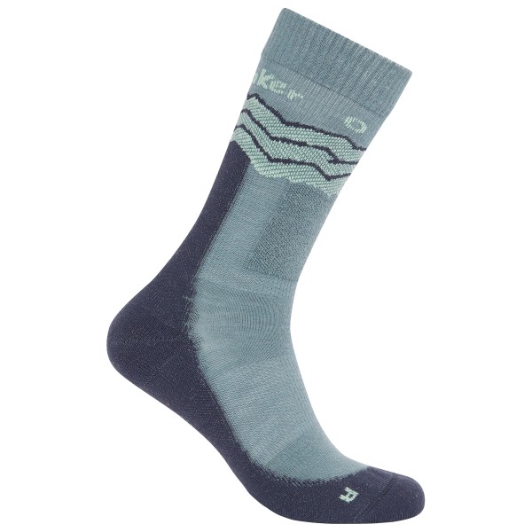 Icebreaker - Merino Hike+ Medium Crew Across The Peaks - Wandersocken Gr S türkis von Icebreaker