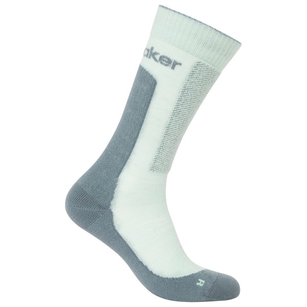 Icebreaker - Merino Hike+ Medium Crew - Wandersocken Gr M grau von Icebreaker