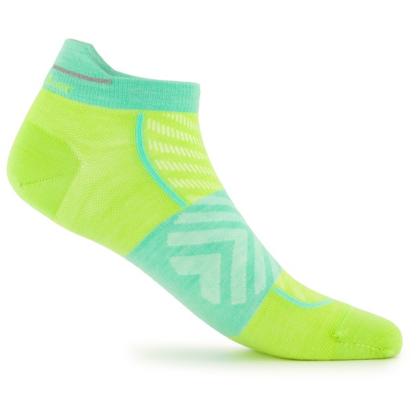 Icebreaker - Merino Run+ Ultralight Micro - Laufsocken Gr M grün von Icebreaker