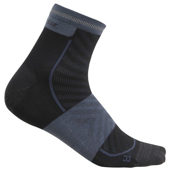 Icebreaker - Merino Run+ Ultralight Mini - Laufsocken Gr S schwarz von Icebreaker