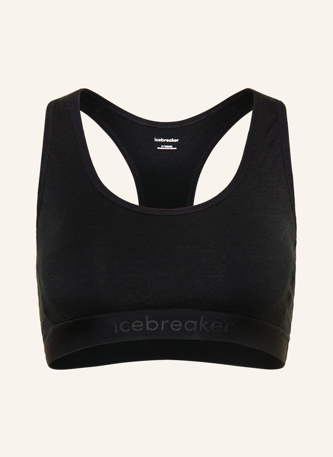 Icebreaker Sport-Bh Merino 125 Zoneknit schwarz von Icebreaker