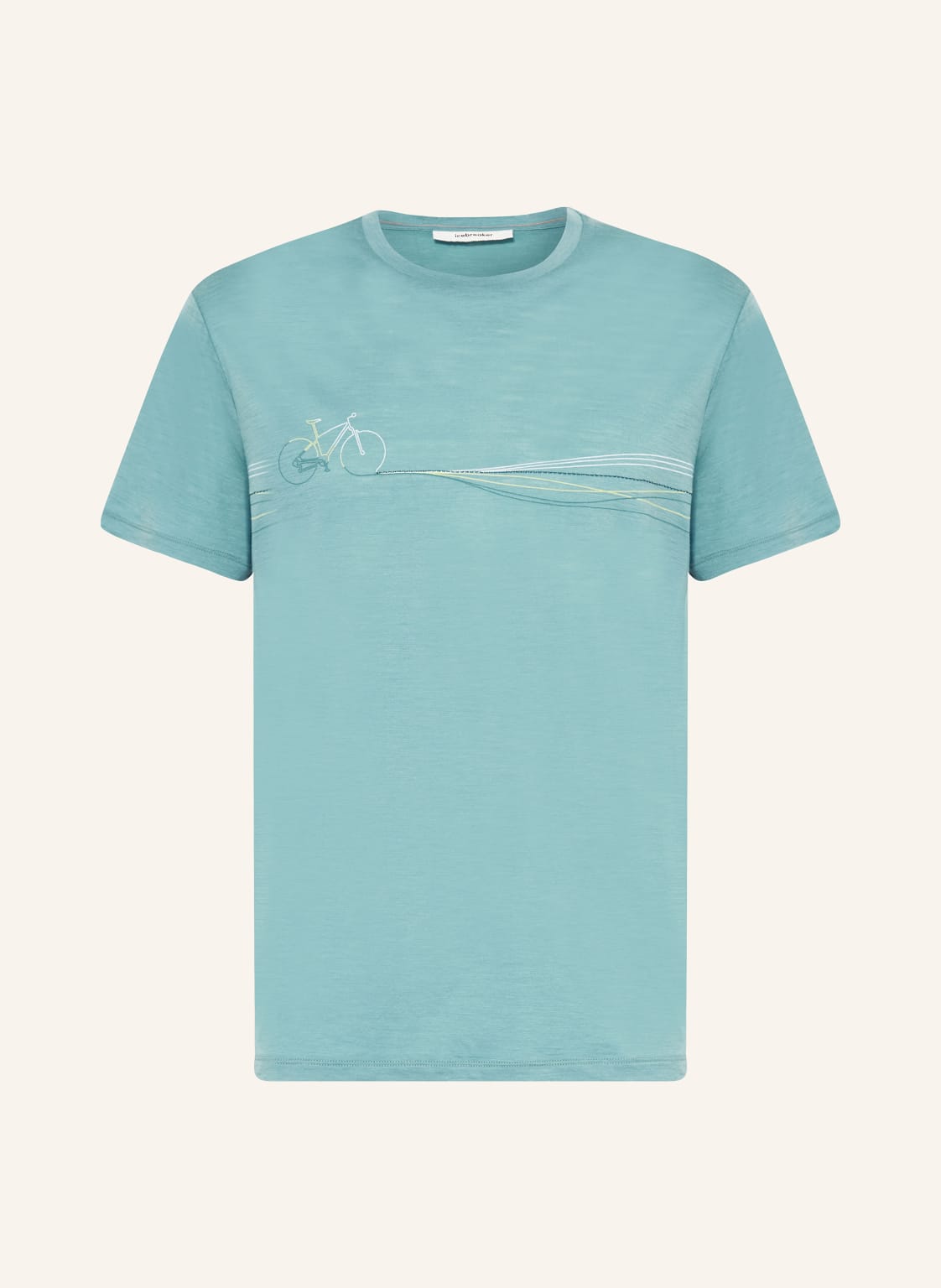 Icebreaker T-Shirt Merino 150 Tech Lite Iii Aus Merinowolle blau von Icebreaker