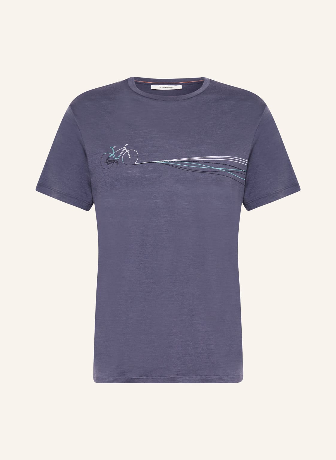 Icebreaker T-Shirt Merino 150 Tech Lite Iii Aus Merinowolle grau von Icebreaker