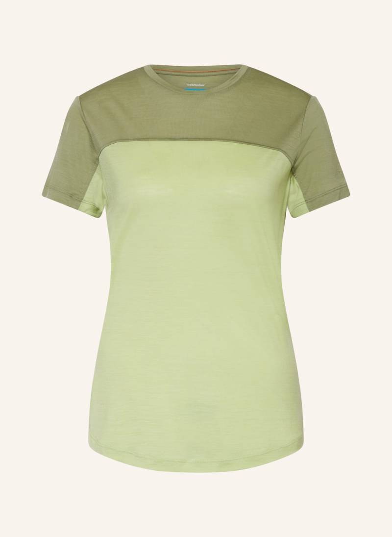 Icebreaker T-Shirt Merino Cool-Lite™ Sphere Iii Mit Merinowolle gruen von Icebreaker