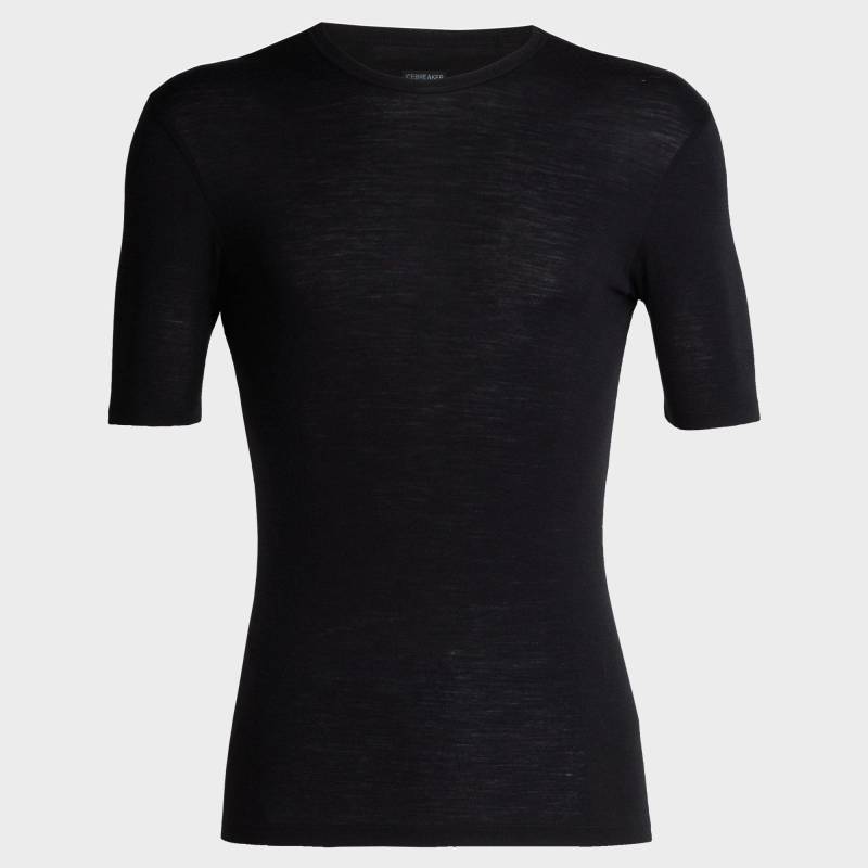 Thermoshirt, Kurzarm Herren Schwarz M von Icebreaker