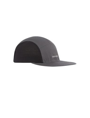 Icebreaker U Shell+ Cotton Windb 5 Panel Cap - obsidian von Icebreaker