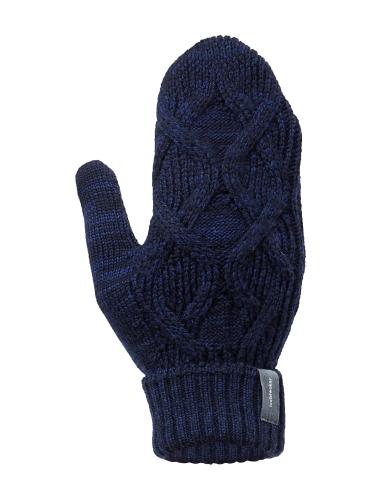 Icebreaker Unisex Merino Mer Cable Knit Mittens - midnight navy (Grösse: XL) von Icebreaker