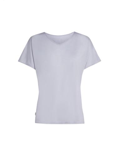 Icebreaker W Drayden Reversible SS Top - grey quartz (Grösse: M) von Icebreaker
