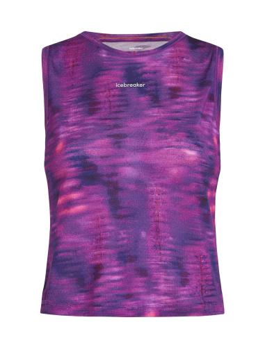 Icebreaker W Mer 125 Cool-Lite Sped Tank Fusion AOP - passion (Grösse: XL) von Icebreaker