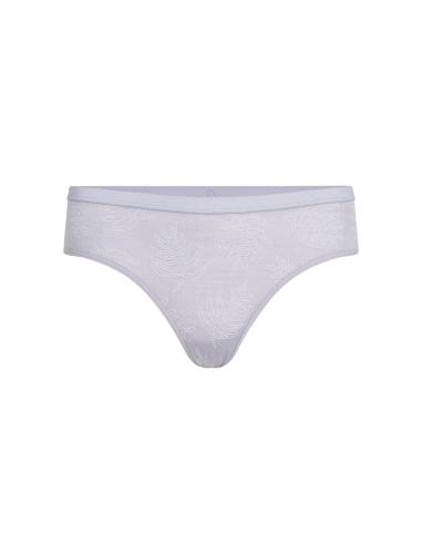 Icebreaker W Mer 150 Siren Hipkini Fresh Ferns AOP - grey quartz (Grösse: S) von Icebreaker