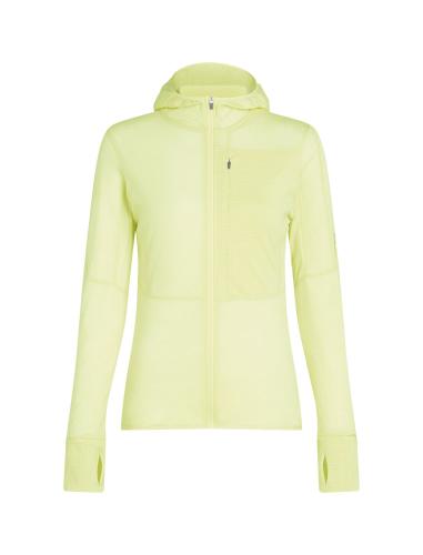 Icebreaker W Mer 200 Realfleece Descender LS Zip H - citrine (Grösse: M) von Icebreaker