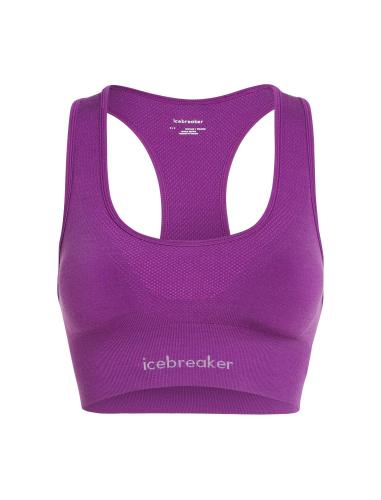 Icebreaker W Mer 260 Zoneknit Seamless Bra - passion (Grösse: M) von Icebreaker