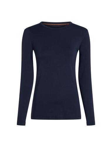 Icebreaker W Mer Core Midweight LS Crewe - midnight navy (Grösse: L) von Icebreaker